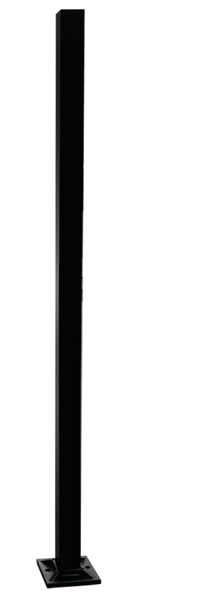 Metal Newel 4304 — Black — Wrought iron