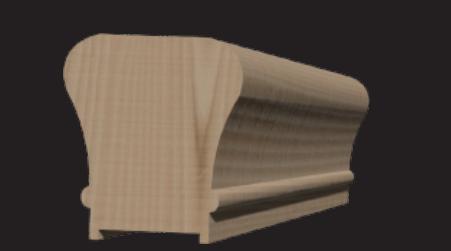 Quick System Handrail 6010P — Oak