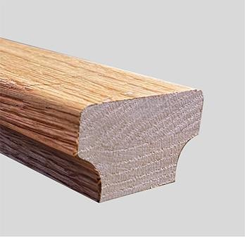 6150 Modern Handrail Profile — Wood