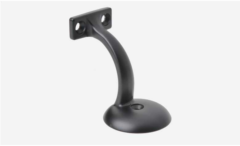 Handrail Bracket 2001 — Satin Black — Metal