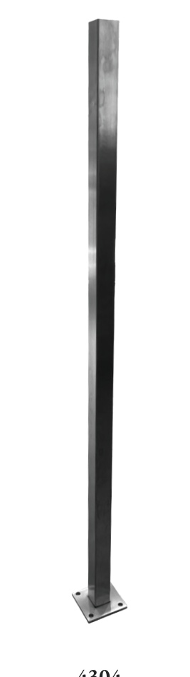 Metal Newel 4304 — Stainless — Stainless steel