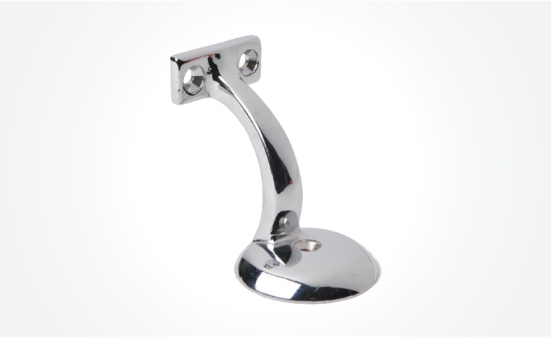 Handrail Bracket 2001 — Shiny Chrome — Metal