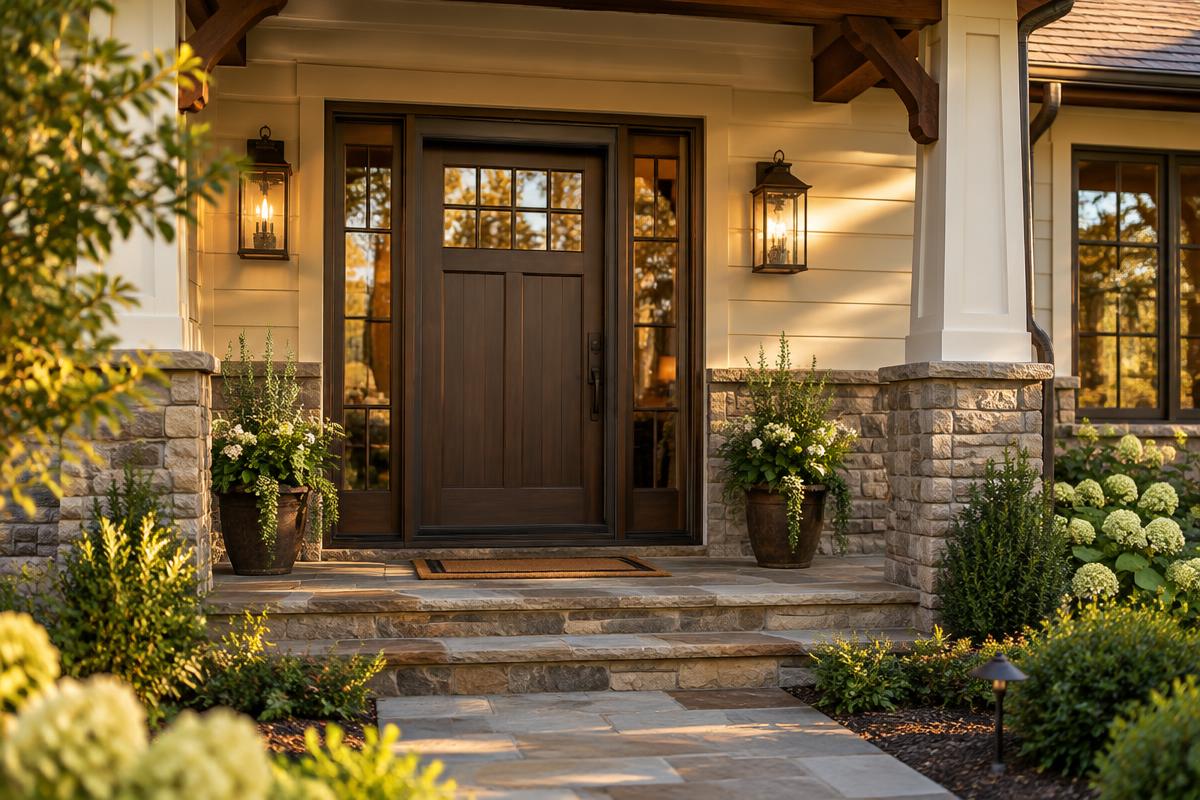 Illustrative entry & interior doors service example