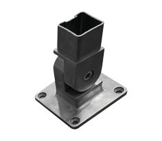 Square Metal Rosette with Easing — Metal