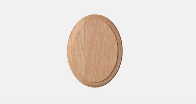 Oval Rosette — Wood / metal