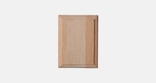 Rectangular Rosette — Wood / metal