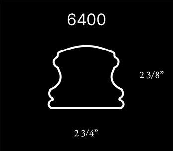 Victorian Handrail Profile — Wood