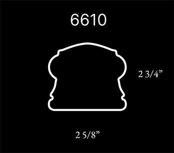Georgian Handrail Profile — Wood