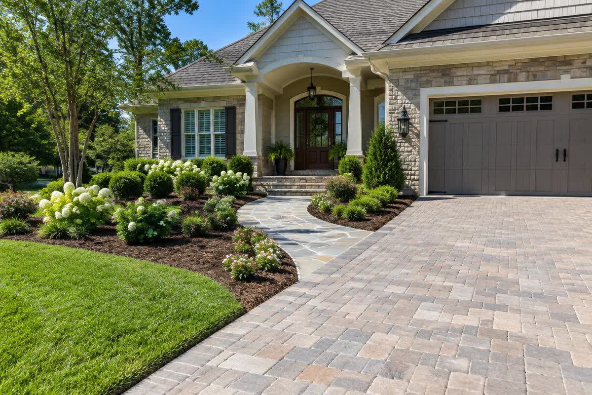 Illustrative driveways & walkways service example