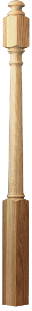 Colonial Newel 4040 — Wood