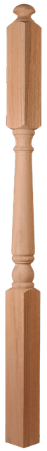 Colonial Newel 4142 — Wood