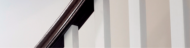 Craftsman Series Stair System — Wood with coordinated newels, balusters and treads