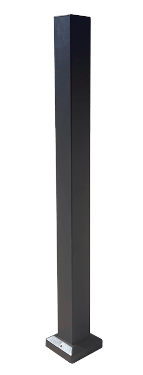 Fortress Outdoor Metal Newel and Baluster Panel System — Powder-coated metal