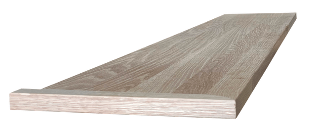 Craftsman Return Tread — Red oak / White oak